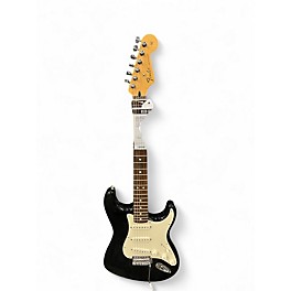 Used 2008 Fender Player Stratocaster Black Solid Body Electric Guitar