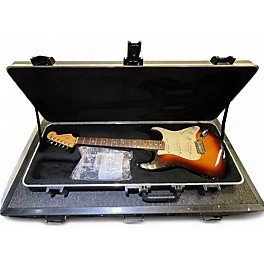 Used 2009 Fender American Standard Stratocaster 3 Color Sunburst Solid Body Electric Guitar