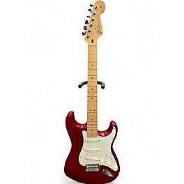 Used 2009 Fender Standard Stratocaster Midnight Wine Solid Body Electric Guitar
