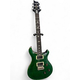 Used 2010 PRS CUSTOM 24 SERIES 10 TOP Emerald Green Solid Body Electric Guitar