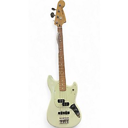 Used 2010s Fender Mustang Bass Sonic Blue Electric Bass Guitar