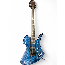 Used 2011 B.C. Rich Mockingbird ST Trans Blue Solid Body Electric Guitar