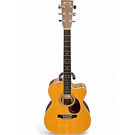 Used 2011 Martin OMC160GTE Natural Acoustic Electric Guitar