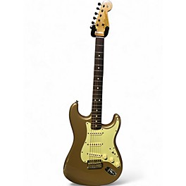 Used 2013 Fender CUSTOM SHOP 1964 STRAT LIGHT RELIC Shoreline Gold Solid Body Electric Guitar