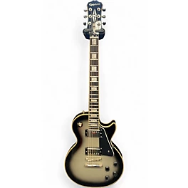 Used 2014 Epiphone Les Paul Custom Pro Silverburst Solid Body Electric Guitar