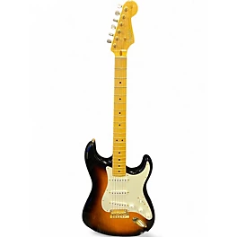 Used 2014 Fender 60th Anniversary Commemorative American Standard Stratocaster 2 Color Sunburst Solid Body Electric Guitar