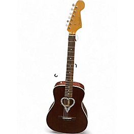 Used 2014 Fender Alkaline Trio Malibu Natural Acoustic Guitar
