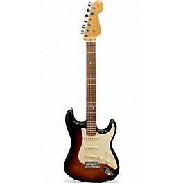 Used 2015 Fender American Standard Stratocaster Rosewood 3 Tone Sunburst Solid Body Electric Guitar