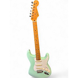 Used 2015 Fender Classic Series '50s Stratocaster Surf Green Solid Body Electric Guitar