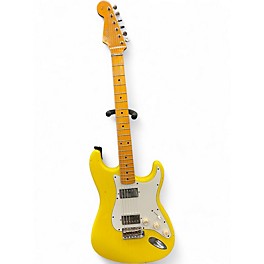 Used 2015 Fender custom shop Yellow Solid Body Electric Guitar