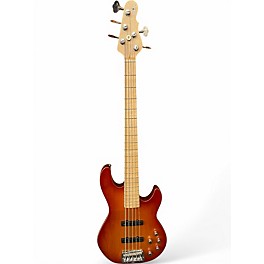 Used 2015 G&L MJ-5 Cherry Burst Electric Bass Guitar