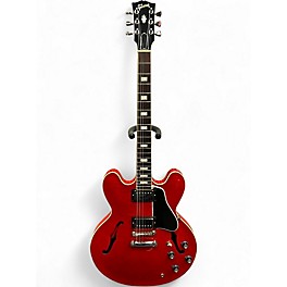 Used 2015 Gibson Memphis Block 60's ES335 Red Hollow Body Electric Guitar