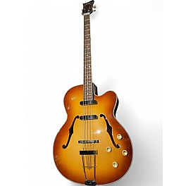 Used 2015 Hofner 500/15 Sunburst Electric Bass Guitar