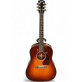 Used 2016 Gibson J45 Custom Cherry Sunburst Acoustic Guitar