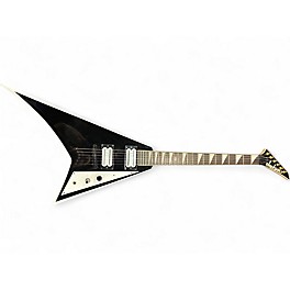 Used 2016 Jackson JS Series Rhoads JS32 Black with White Bevels Solid Body Electric Guitar