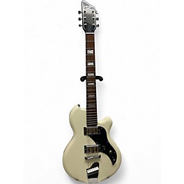 Used 2016 Supro Westbury Arctic White Solid Body Electric Guitar