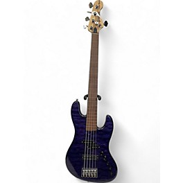 Used 2017 Spector Coda 5XL Purple Electric Bass Guitar