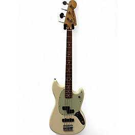 Used 2018 Fender Mustang Bass Black Electric Bass Guitar