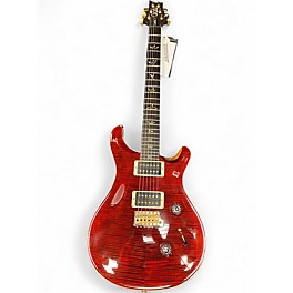 Used 2019 PRS Wood Library Custom 24 10 Top Red Tiger Solid Body Electric Guitar