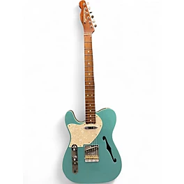 Used 2020 Buzelle BUZZCASTER THINLINE LEFTY OCEAN TOURQUOISE Electric Guitar