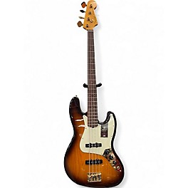 Used 2020 Fender 75th Anniversary Commemorative American Jazz Bass Bourbon Burst Electric Bass Guitar