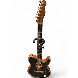 Used 2020 Fender Acoustasonic Player Telecaster Ebony Acoustic Electric Guitar
