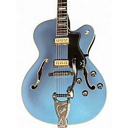 Used 2020 Guild X175B Blue Hollow Body Electric Guitar