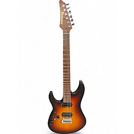 Used 2020 Ibanez AZ2402L PRESTIGE SERIES TRI FADE BURST FLAT Electric Guitar