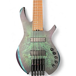 Used 2020s Cort Space 5 Green Electric Bass Guitar