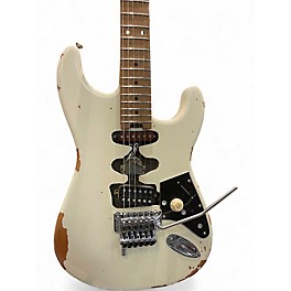 Used 2020s EVH FRANKENSTRAT Classic White Solid Body Electric Guitar