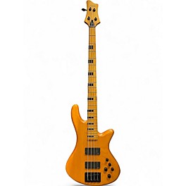 Used 2020s Schecter Guitar Research Riot 4 String Natural Electric Bass Guitar