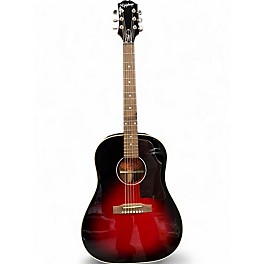 Used 2021 Epiphone Inspired by Gibson Slash J-45 Vermillion Burst Acoustic Electric Guitar