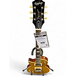 Used 2021 Epiphone Les Paul Standard 1950s Gold Solid Body Electric Guitar