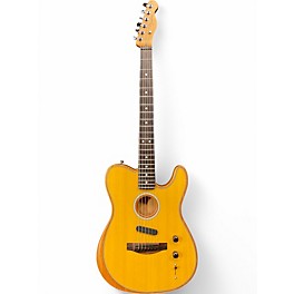 Used 2021 Fender Acoustasonic Player Telecaster Natural Acoustic Electric Guitar