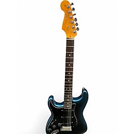 Used 2021 Fender American Professional II Stratocaster  LH DARK NIGHT Electric Guitar