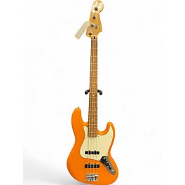 Used 2021 Fender Player Jazz Bass Capri Orange Electric Bass Guitar