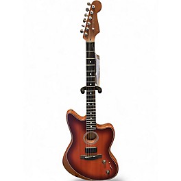Used 2021 Fender acoustasonic jazzmaster Sunburst Acoustic Electric Guitar