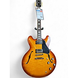 Used 2021 Gibson ES335 Figured Iced Tea Hollow Body Electric Guitar
