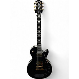Used 2021 Gibson Les Paul Custom Black Solid Body Electric Guitar