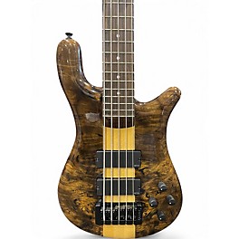 Used 2021 Spector Justin's NS5XL Woodstock Custom Collection Natural Electric Bass Guitar