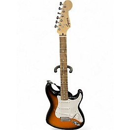 Used 2021 Squier Affinity Stratocaster 2 Tone Sunburst Solid Body Electric Guitar