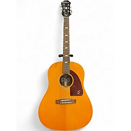 Used 2022 Epiphone FT 79 MASTERBILT TEXAN Vintage Natural Acoustic Guitar