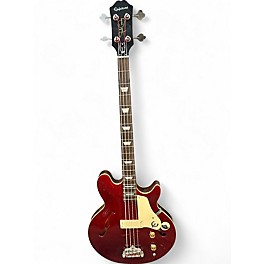 Used 2022 Epiphone Jack Casady Signature RED Electric Bass Guitar