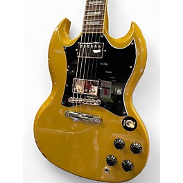 Used 2022 Epiphone SG Gold Solid Body Electric Guitar