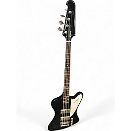 Used 2022 Epiphone Thunderbird '60s Bass Black Electric Bass Guitar