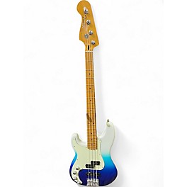 Used 2022 Fender LH Player Plus Active Precision Bass Belair Blue Electric Bass Guitar