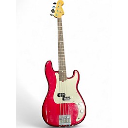 Used 2022 Fender Nate Mendel Signature Precision Bass Candy Apple Red Metallic Electric Bass Guitar