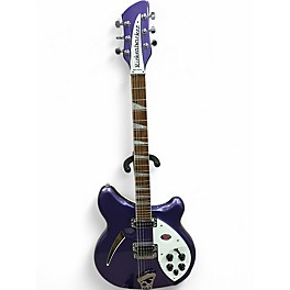 Used 2022 Rickenbacker 360 LTD CANDY APPLE PURPLE Hollow Body Electric Guitar