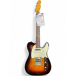Used 2022 Squier Classic Vibe Telecaster Custom 3 Tone Sunburst Solid Body Electric Guitar