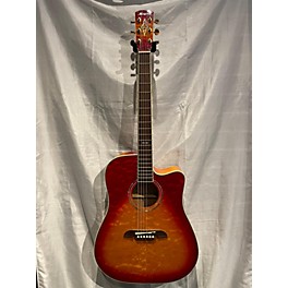 Used Used 2023 Alverez FDT243CCSBU RED / ORANGE Acoustic Guitar